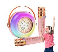 Karaoke Machine for Kids Music Player with Two Microphones