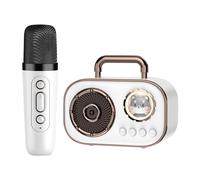 Karaoke Machine for Kids,Portable Karaoke Machine,Portable Speaker with Microphone | Long Lasting Rechargeable Battery, Microphone Connection, Home Audio Supplies, Dining Room