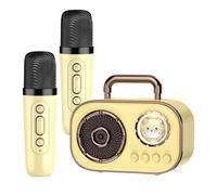 Karaoke Machine for Kids, Portable Karaoke Machine - Portable Wireless Speaker with Microphone - Audio Supplies with Long Life Rechargeable Microphone Connection for the