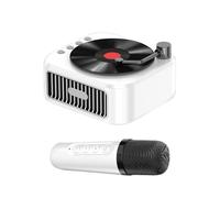 Karaoke Machine for Kids,Wireless Karaoke Machine with Microphone - Portable Music Player Retro Singing Toy for Women & Birthday