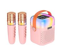 Karaoke Machine for Kids, Wireless Singing Speaker with 2 Microphones - Karaoke Machine Toy | for Stage Office Patio Backyard Outdoor Party Meeting Home Performance