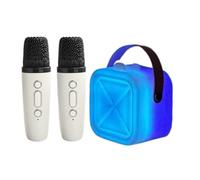Karaoke Machine for Laptops, Karaoke Machine with Microphones | Wireless Managed Karaoke Machine for Les - Colorful Lighting Girls Entertainment Friends Family Sing The