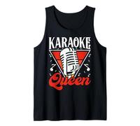 Karaoke Machine Funny Karaoke Mic Music Makers Singers Tank Top