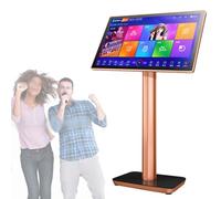 Karaoke Machine, KTV 19.5/22 Inch Capacitive Touch Screen Karaoke Systems, 27 Languages Switching, Suitable for Family Party (19.5inch 2TB)