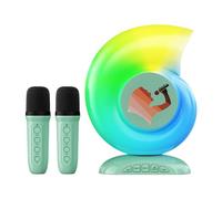 Karaoke Machine, Portable Singing Speaker System, Karaoke Microphone Wireless, Kareoke Singing Machine, Microphone Speaker, Mini Karaoke Machine for Home Party (Green)