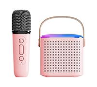Karaoke Machine Set,Music Player with Microphone | Subwoofer Speaker, Family Singing Machine for Kids and Adults