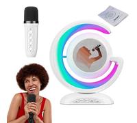 Karaoke Machine - Wireless Microphone Speaker, LED Light Audio System | Rechargeable Portable Sound Box, Karaoke Machine For All Being With Echo Bass Setup For Indoor Outdoor Travels Outing