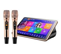 Karaoke Machine with 18.5 Inch Touch Screen, App Control, Cloud Song Download, Includes Microphone for Home Parties and KTV Singing