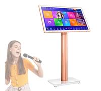 Karaoke Machine with 19.5/22 Inch Touch Screen, 1T Hard Drive, 4K Output - Professional KTV System for Home Party Meeting