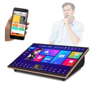 Karaoke Machine with Amplifier Function, WiFi, 20+ Languages, Suitable for Home Gatherings, Singing, Movies, Games, 500G-8TB Storage, Black