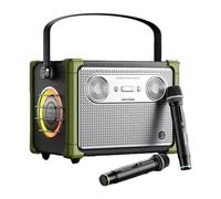 Karaoke Machine with Lyrics Display 2 Wireless Microphone 10.1 HD Screen