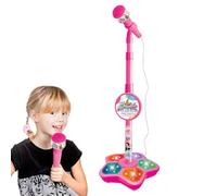 Karaoke Machine With Microphone Creative Sturdy Light-Up | Portable Children Boys Girls Tots Portable Fun Singing Machine Musical Party Toy Indoor Outdoor Play Birthday