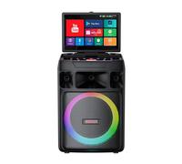 Karaoke Machine with Screen, 14 Inch Tablet with Lyric Display, Professional Karaoke Machine with Dual Wireless Mics & Bluetooth Speaker for Adults