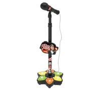 Karaoke Machine with Stand Microphone Gift for Girls Boys (Black)