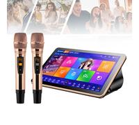Karaoke Machine with Touch Screen, Wireless Microphone & App Control, KTV Singing Player for Home Party, 18.5 Inch Display, 500G Storage