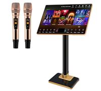 Karaoke Machine with Wireless Microphone, 21.5 Inch Touch Screen Player, 1.1 Million Cloud Download Songs, Power Amplifier, Phone App Control
