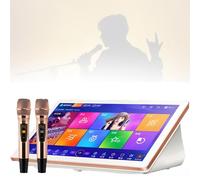 Karaoke Machine with Wireless Microphone, Cloud Songs Update, Built-in Hard Drive for Home Entertainment and Parties