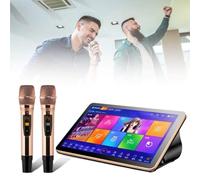 Karaoke Machine with Wireless Microphone, Real-time Scoring and YouTube Cloud Library for Home Entertainment