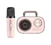 Karaoke Machines, Wireless Karaoke Machine with mcrophone, Rechargeable Karaoke Machine, Compact Singing Machine, Double mcro Bluetoth Speakers for Home, Room