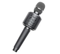 Karaoke Microphone Bluetooth Wireless Mic Portable Singing Machine With Duet Sing/Record/Play/Reverb Adult/Kid Gift For Home KTV(Grey)
