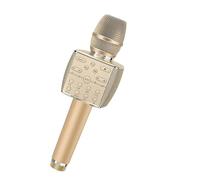Karaoke Microphone Bluetooth Wireless Professional Dynamic Mic Portable Singing Machine For Home KTV Party Adult/Kid Gift(Gold)