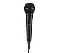 Karaoke Microphone, Microphone Karaoke Vocal Dynamic Mic Portable Handheld Moving Coil Wired Dynamic Microphone Singing Machine Microphone Clear Voice for Speaker, AMP, Mixer, DVD (Black)