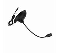 Karaoke Microphone, Swan-Neck Flexible Stereo Mic with Noise Cancellation for Home Study, Portable Lightweight Design, Rohs Compliant (Black)