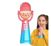 Karaoke Microphones For Kids - Portable Singing Speaker With Light | Early Childhood Developmental Activity, Educational Puzzle Game For Indoor Outdoor