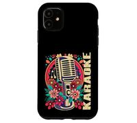 Karaoke Music Bar Singer Flowers Microphone Karaoke Case for iPhone 11