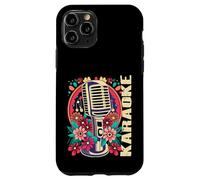 Karaoke Music Bar Singer Flowers Microphone Karaoke Case for iPhone 11 Pro