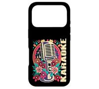Karaoke Music Bar Singer Flowers Microphone Karaoke Case for iPhone 17 Pro