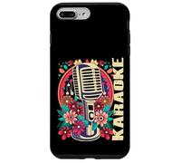 Karaoke Music Bar Singer Flowers Microphone Karaoke Case for iPhone 7 Plus/8 Plus