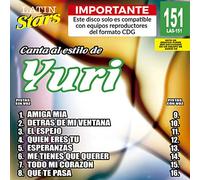 Karaoke Music CDG: Latin Stars Vol. 151 - Yuri CDG