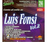 Karaoke Music CDG: Latin Stars Vol. 296 - Luis Fonsi Vol. 2 CDG