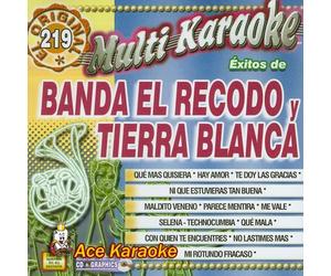 Karaoke Music CDG: MultiKaraoke OKE-0219 Canta como Banda El Recodo y Tierra Blanca CDG