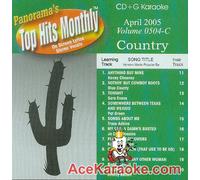 Karaoke Music CDG: Panorama Records - Country CDG - April 2005