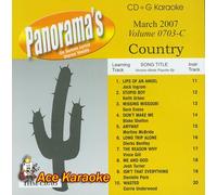 Karaoke Music CDG: Panorama Records - Country CDG - March 2007