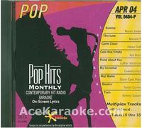 Karaoke Music CDG: Pop Hits Monthly Karaoke POP April 2004 CDG