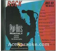 Karaoke Music CDG: Pop Hits Monthly Rock December 2003 CDG