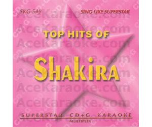 Karaoke Music CDG: Superstar CDG SKG549 - Shakira Karaoke CDG (New)