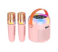 Karaoke, Music Player and Sound Box with LED Lights - Karaoke Toy with Microphone - for Singing, Home, Travel, Family Meetings, Class, Birthdays and Parties