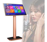 Karaoke Player 3 in 1 Machine with 1/2/3/4/8TB Hard Drive Preload 22-Inch Touch Screen, 27 Languages Switching, Karaoke Equipment for Family Bar Home Party,Black-3TB (Black 4TB)