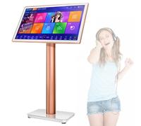 Karaoke Player, Professional Karaoke Machine with 27 Languages, 19.5/22 Inch Capacitive Touch Screen, Online Home Theater Player, for Girls Boys Home Party Meeting,22inch-4TB