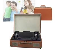 Karaoke Player, Smart Connection/Distance: Approx 10m, 5 Play Method, with 2 Karaoke Mics,Portable Carrying Handle,for Family,KTV,Outdoor, Gathering,conference,A