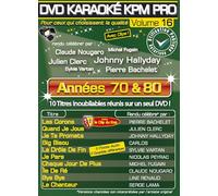 Karaoke Pro Vol.16 « Années 70 & 80» - DVD Karaoké KPM Pro Vol.16 ''Années 70 & 80''