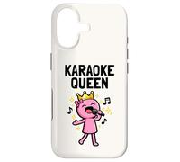 Karaoke Queen Cute Singer Mic Music Lover Design Case for iPhone 17
