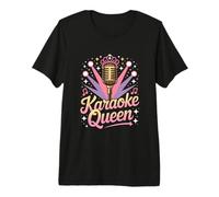 Karaoke Queen Karaoke Singer Microphone Karaoke Premium T-Shirt