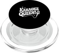 Karaoke Queen Mic Fun Music Lover PopSockets PopGrip for MagSafe