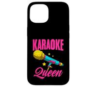 Karaoke Queen Music Night Aspiring Singers Case for iPhone 15
