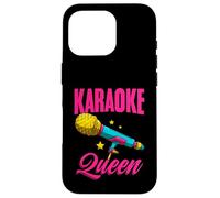 Karaoke Queen Music Night Aspiring Singers Case for iPhone 16 Pro